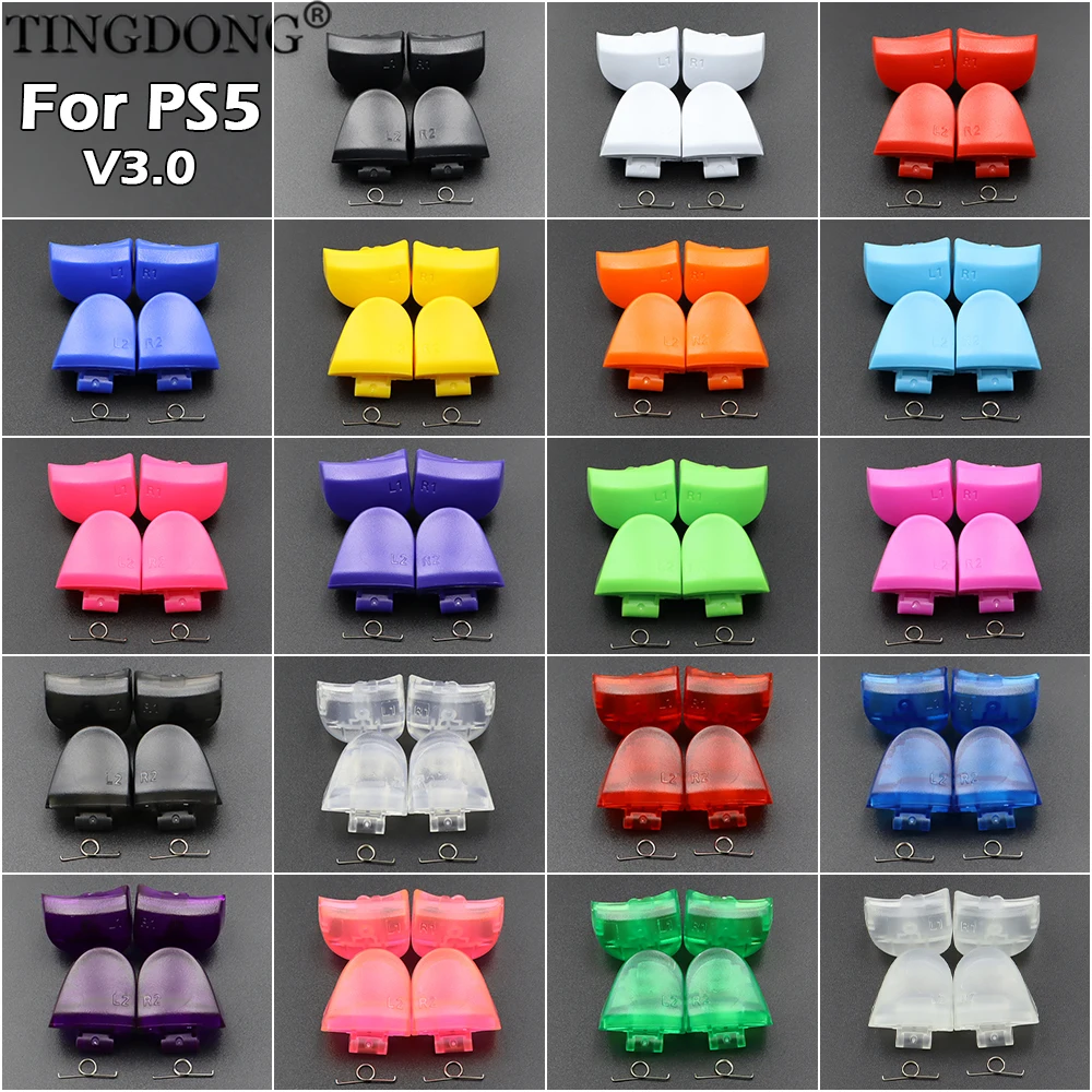 Für PS5 V3.0 BDM-030 Controller Trigger-Schultertasten & Federn-Set - L1R1 L2R2 Ersatzteile für verbessertes Gaming