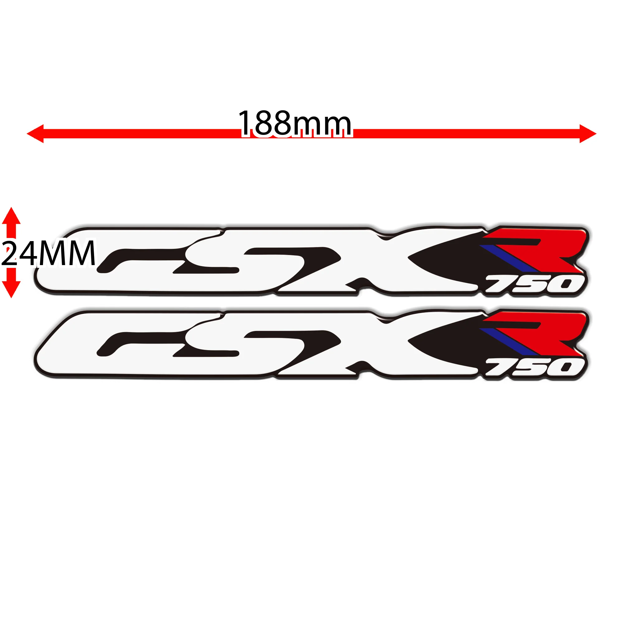 ثلاثية الأبعاد دراجة نارية ملصقات الشارات الغاز الركبة حامي خزان الوسادة لسوزوكي GSX-R750 GSXR750 GSXR GSX-R 750