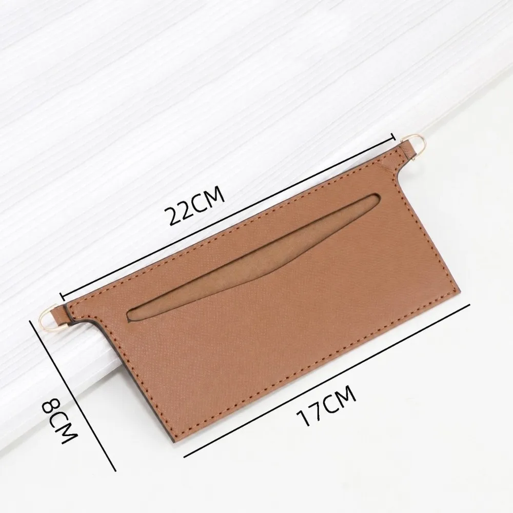 Practical PU Wallet Insert for Chain Strap Soft with D Rings Purse Insert Wallet Conversion Kit Women