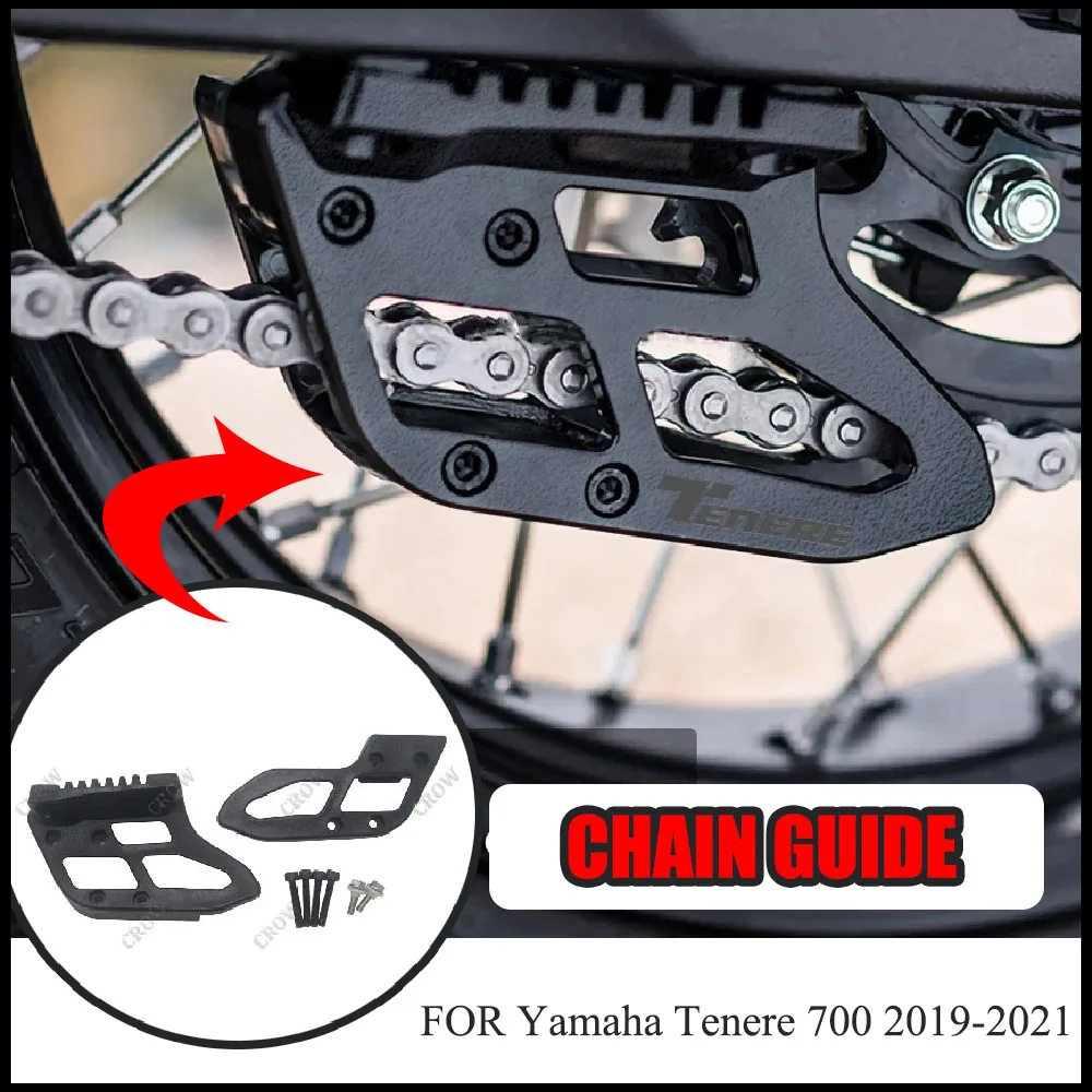 

BrandNew Motorcycle Accessory Chain Guide Pulley Protector Plate Stabilizer CHAIN GUIDE FOR Yamaha Tenere 700 2019 2020 2021