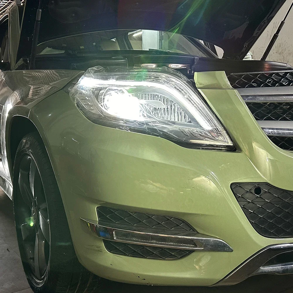 For Mercedes-Benz GLK X204 013-2015 Automatic Headlight Parts High-End Upgrade LED Headlight Projection Lens Assembly