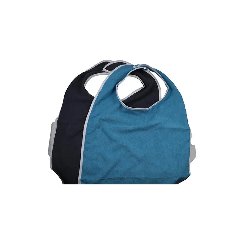 

Multi-purpose Adjustable Adult Bibs Washable Anti-oil Senior Citizens Bibs Stain Resistant Soft Rice Pocket Bib Feeding Nursing