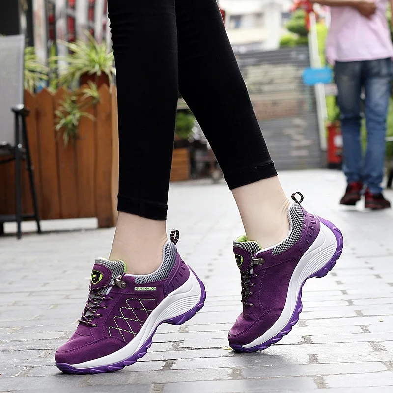 Women sneakers 2021 fashion shock-absorbing sport shoes non-slip mountain hiking shoes woman comfortable sneakers women shoes202