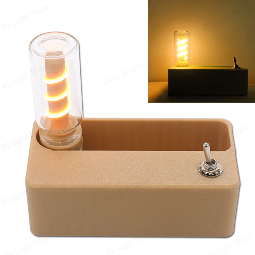 New manual mechanical flip flexible 5V light bulb magnetic suction lamp DIY light bulb spotlight table lamp Christmas home decor