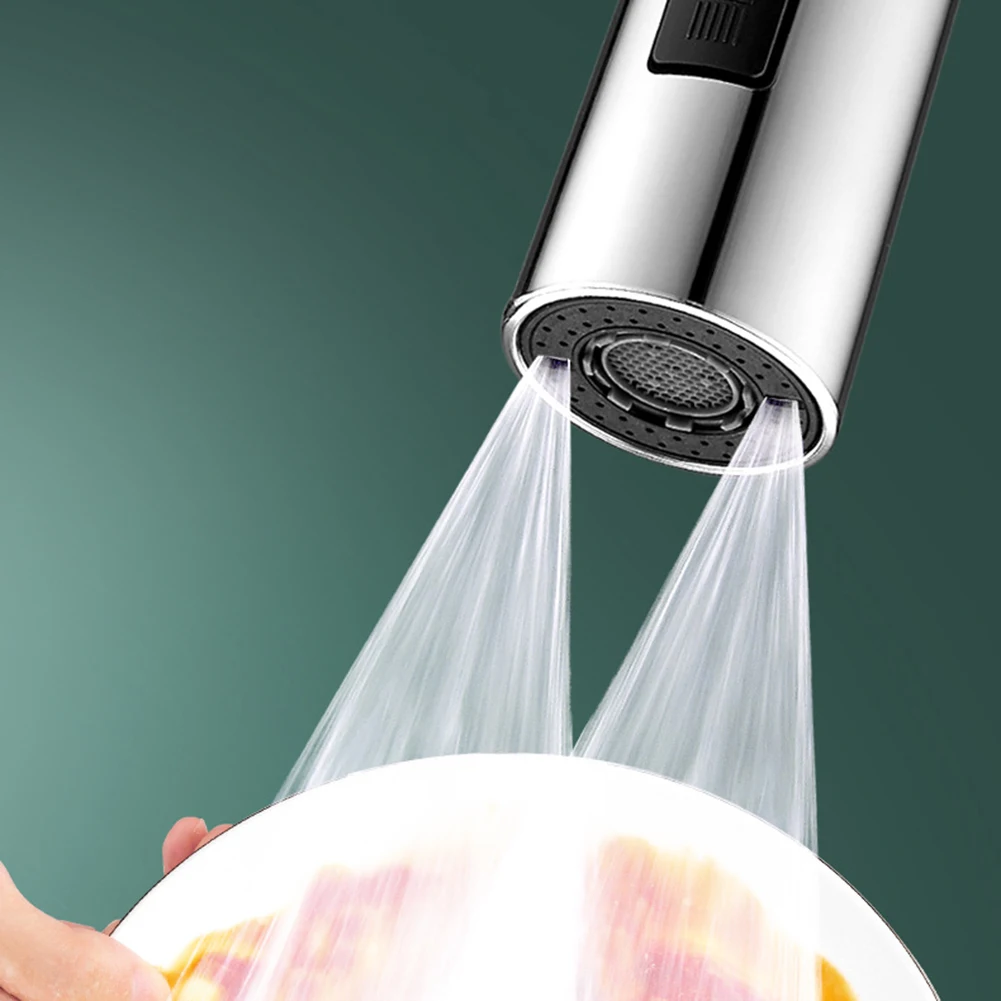 

360 Degree Rotatable Faucet Extender Sink Water Faucet Extender Anti Splash Faucet Aerator Rotatable Water Tap Nozzle for Sink