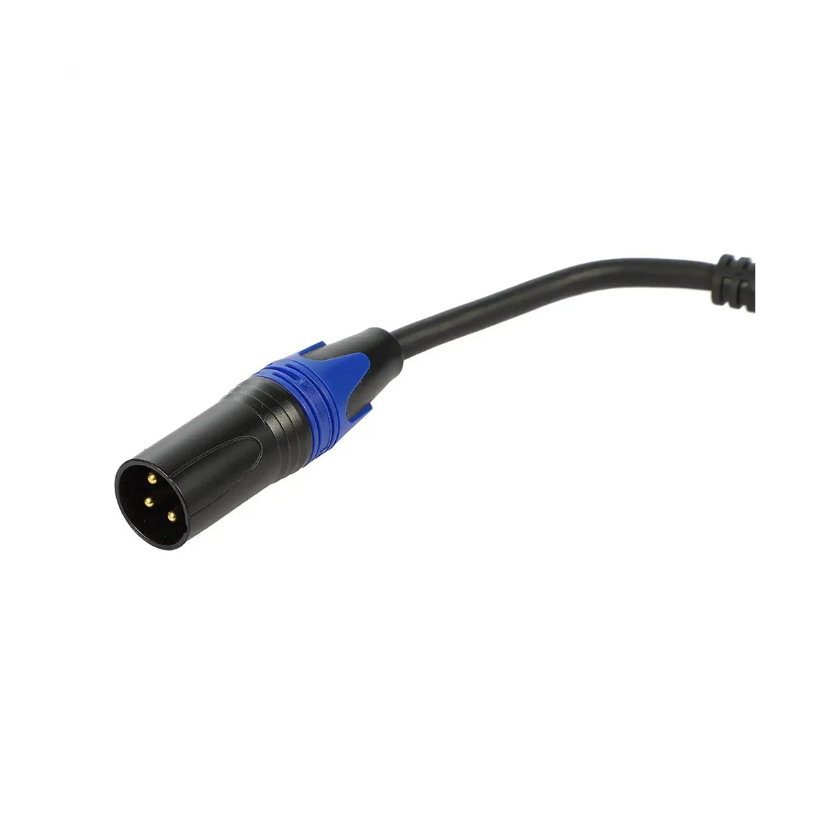 Cabo de microfone divisor XLR Y, 1 macho para 2 fêmeas, 3Pin XLR macho para dupla XLR fêmea Y-Splitter, cabos de microfone balanceados, 2 pcs