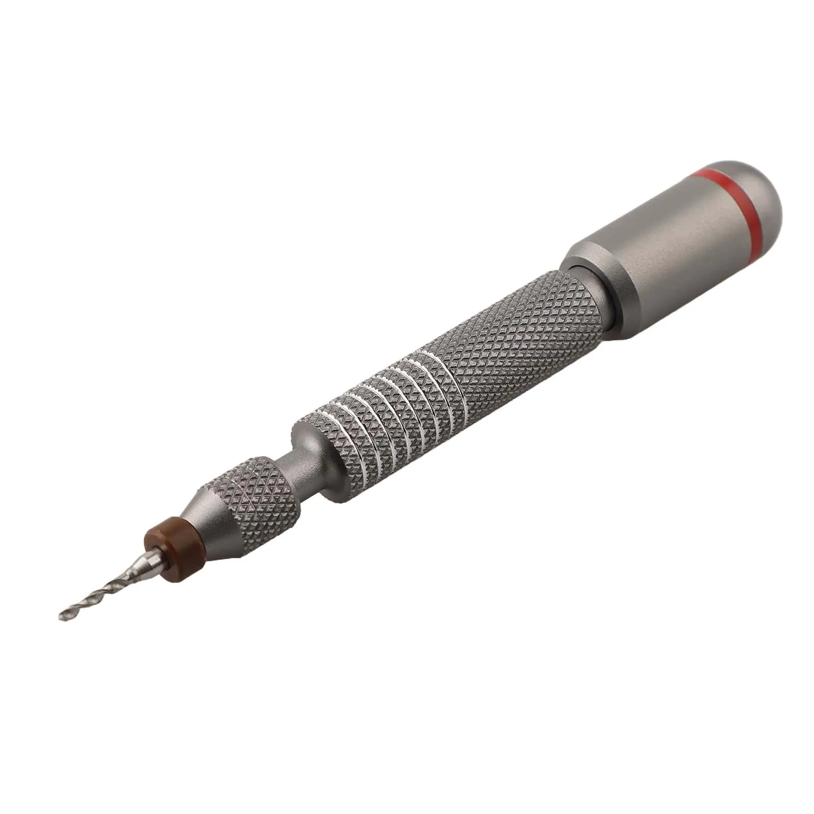 21-Piece Precision Hand Drill Bit Set With Chuck For DIY Jewelry Wood Crafting Robust Construction for versatile Applications