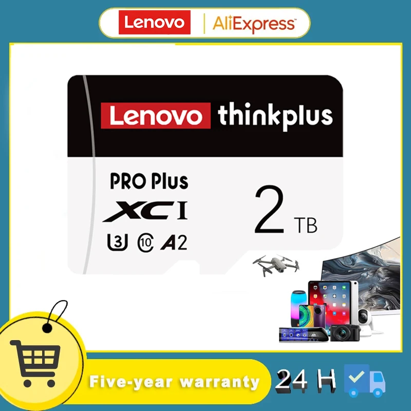 Lenovo-tarjeta SD Original de gran capacidad, 2TB, 512GB, Micro Mini TF, 128GB, tarjeta Flash de alta velocidad para PC/escritorio/Mac