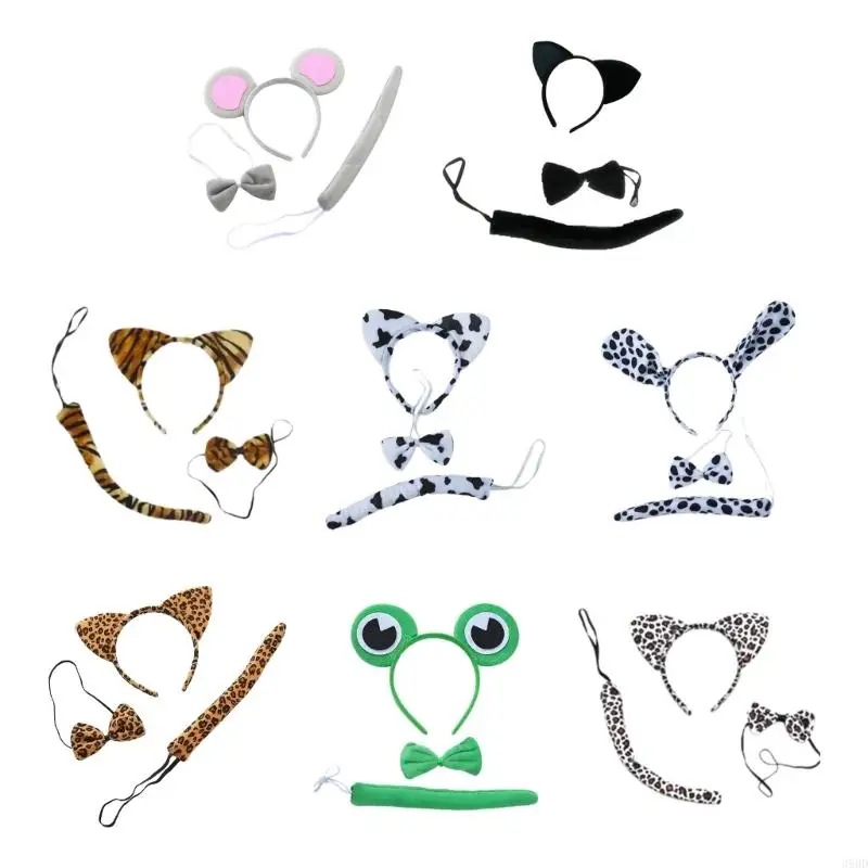39bd-mouse-dog-cow-leopard-tigeres-Костюмы-установите-уши