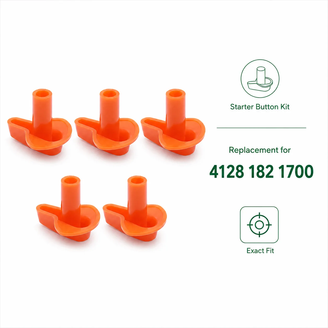 5 Pcs Choke Starter Button Kit Replacement For Stihl FS100 FS110 FS120 FS130 FS160 FS180 FS200 FS250 FS280 FS290 Trimmer Parts