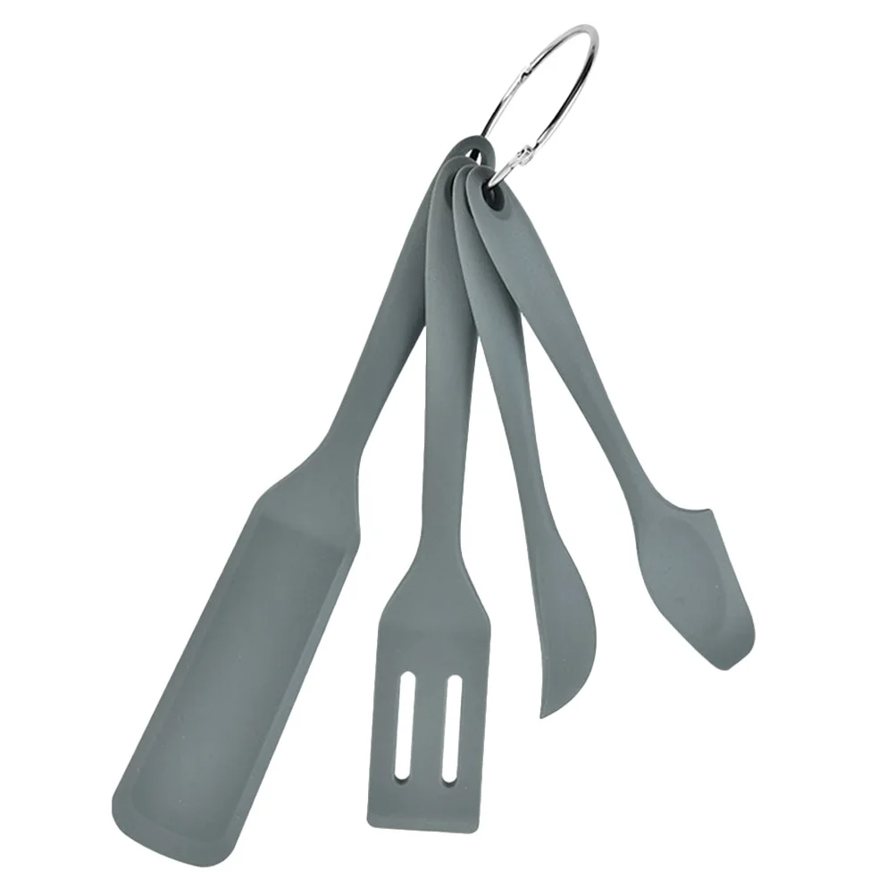 

1 set 1 Set Of Silicone Scrapers Ergonomic Baking Tools For Cake Cream Jam Butter Spreader Kitchen Cooking Utensils Lightweight