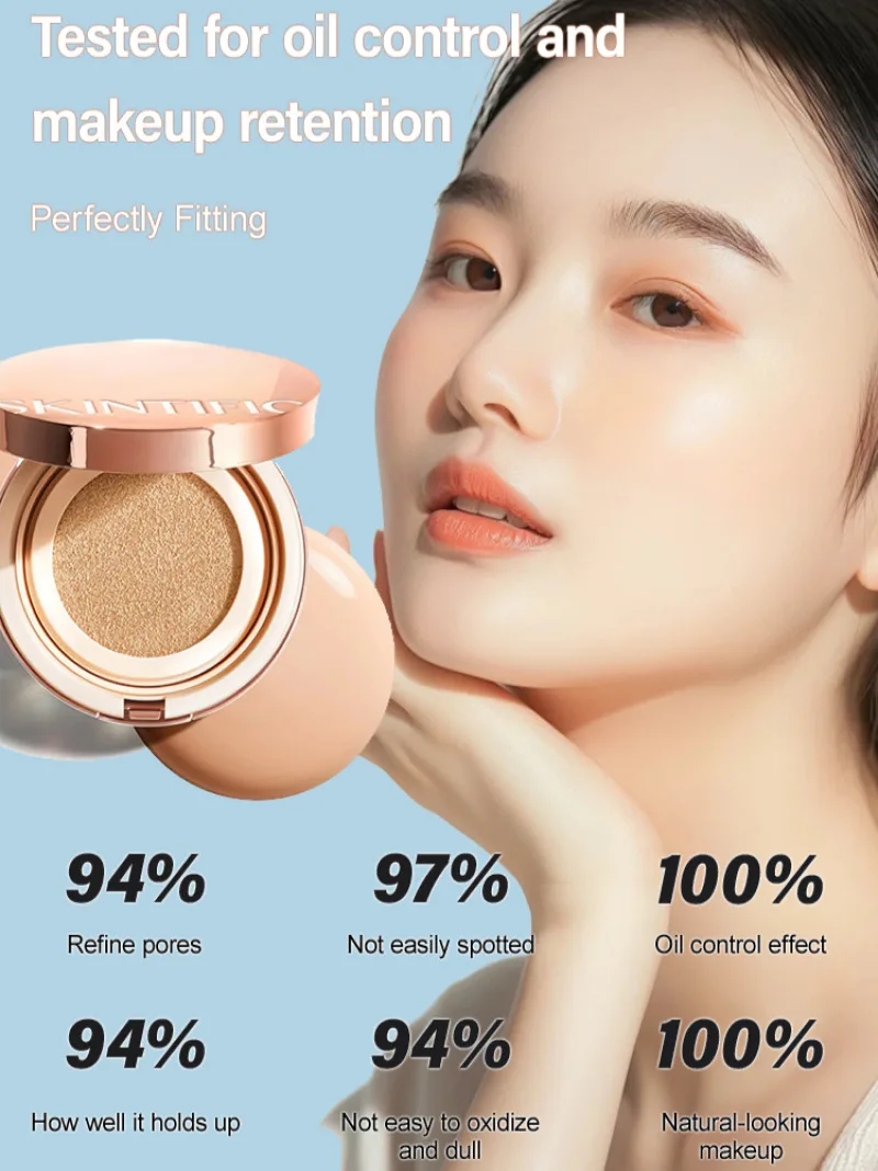 BIOAQUA Air Cushion BB Cream Brighten Concealer Moisturizer Foundation Face Whitening Makeup Facial Base Perfect Cover Cosmetics