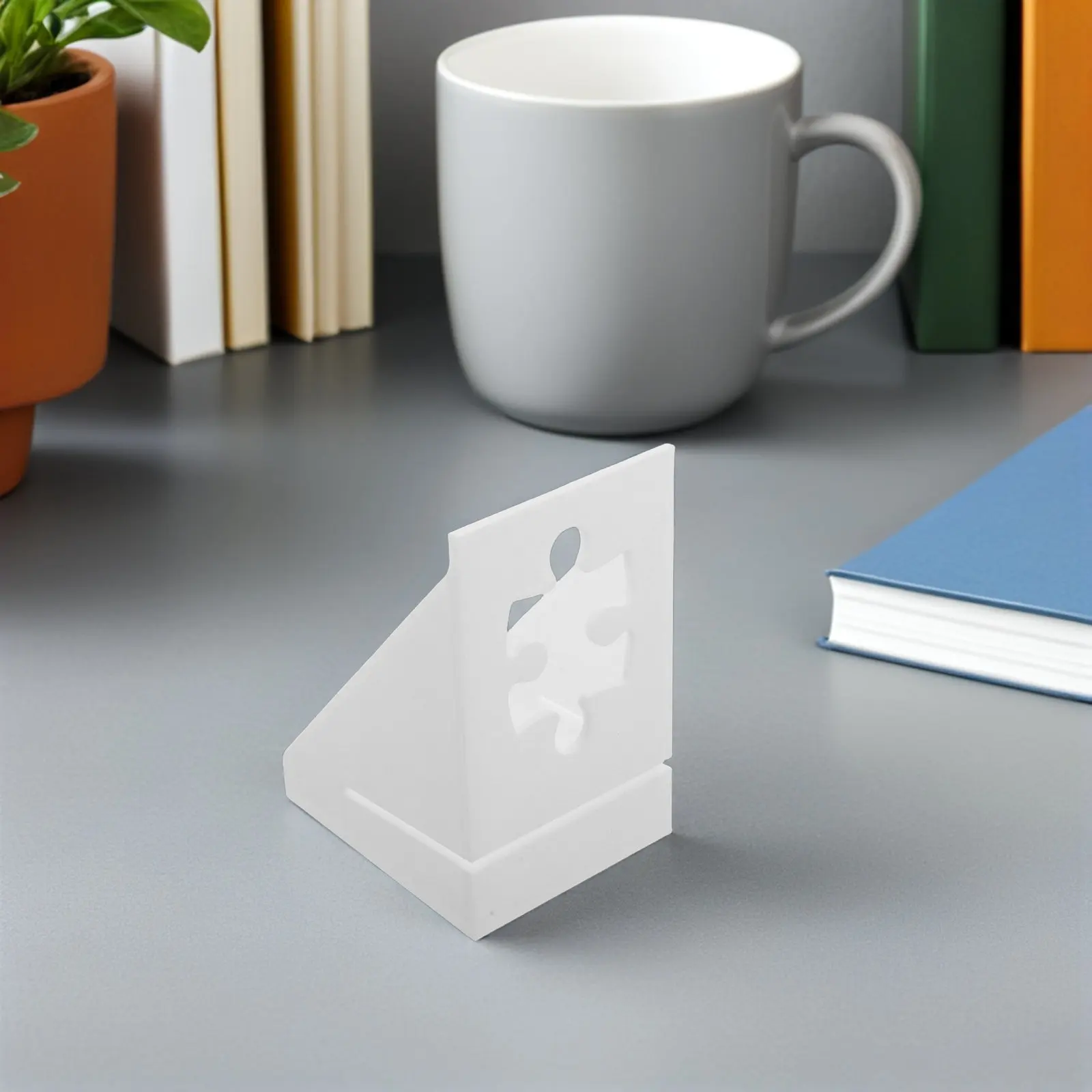 

Подставка-держатель для пазлов, синяя, пластиковая, устойчивая, для демонстрации плакатов-пазлов, органайзер для хранения, инструмент для домашнего стола