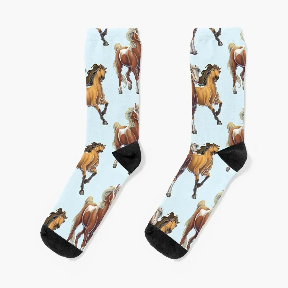 Spirit and Rain Socks new year designer Socks Male Women's