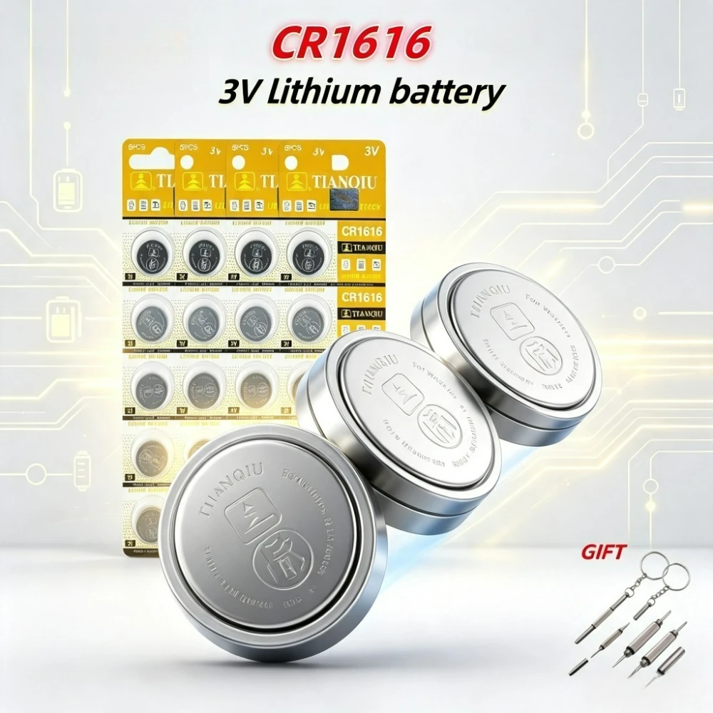 2-50 шт. литиевых батареек CR1616 3В 50мАч CR 1616 DL1616 BR1616 5021LC LM1616 для часов, пультов дистанционного управления, монетных батареек.