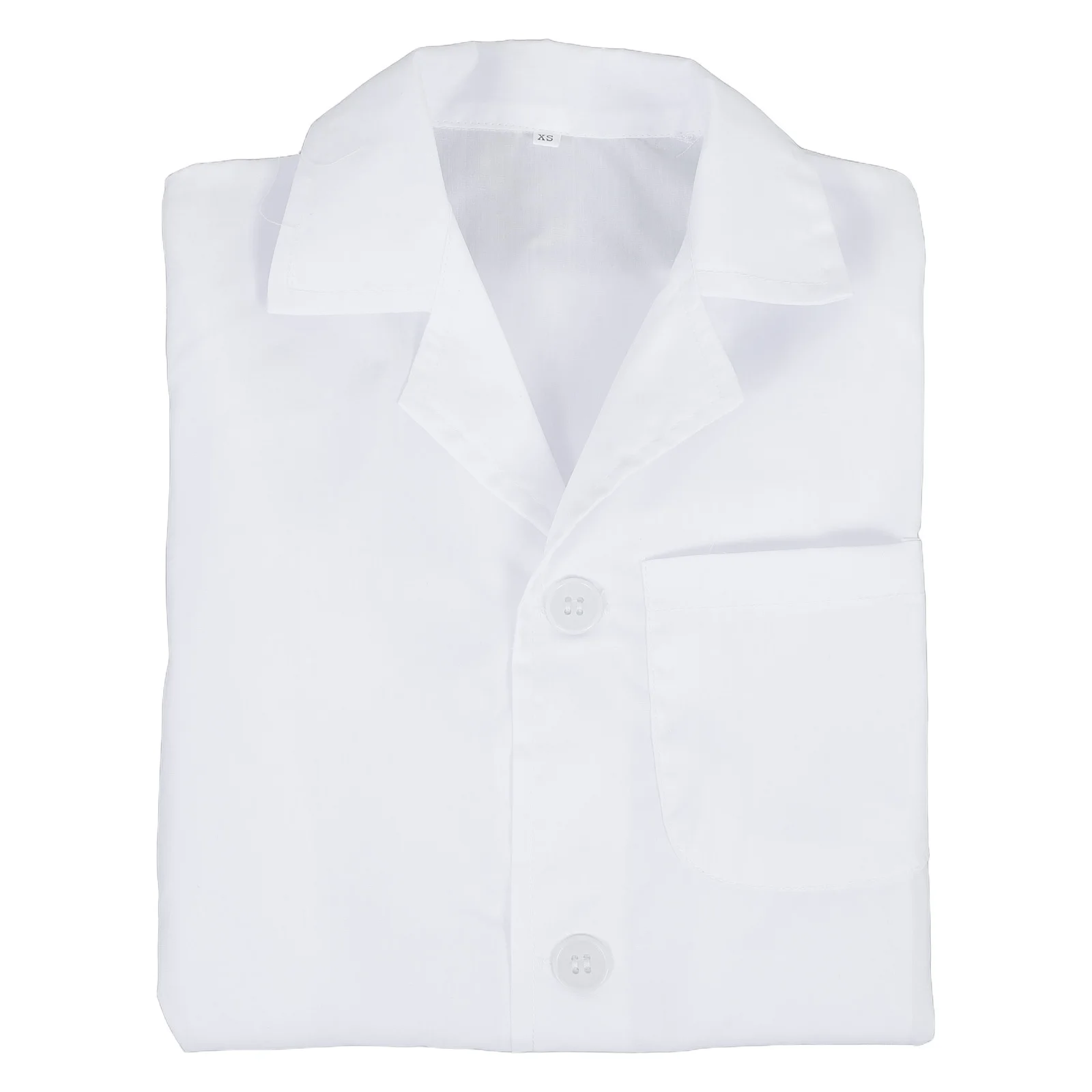 

Children's Long Sleeve White Lab Coats Doctor Costume for Kids Science Experiments Role Play Halloween Dress Up