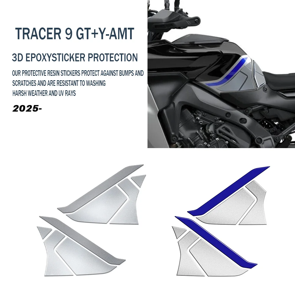 

3D гелевая наклейка, защитный комплект для Tracer 9 GT +, тяговая накладка на топливный бак, аксессуары для мотоциклов, накладка на бак Tracer 9GT + Y-AMT