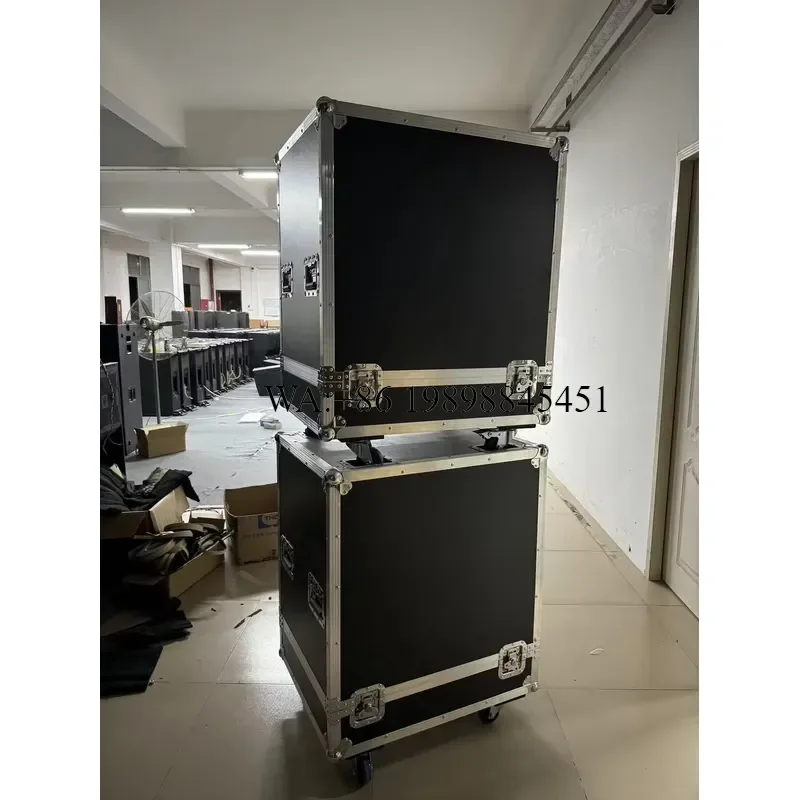 WMWMNU Dimension Large Equipment Carrying Aluminum Road Case With Wheels Flight Case for LIne Array Speaker and Subwoofer