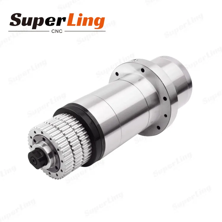 CNC Machine Center Spindle BT40 Belt Driven Spindle 6000rpm OD120mm Automatic Tool Change Milling Spindle