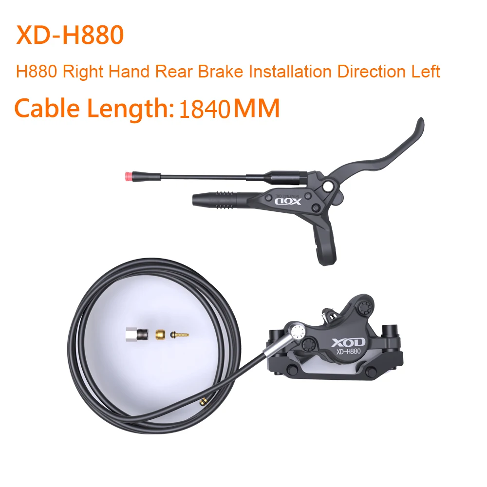 XOD H800/H880 Elektrische Scooter Hydraulische Schijfrem voor KUKirin G2 Master G2 Ultra G2 PRO 2025 Elektrische Scooter Hydraulische olie b