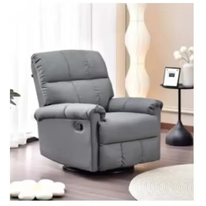 Revolving Sofa Chair Modern Adjustable Height Single Leisure Chair For Living Room Bedroom Hotel School Apartment Gym Villa