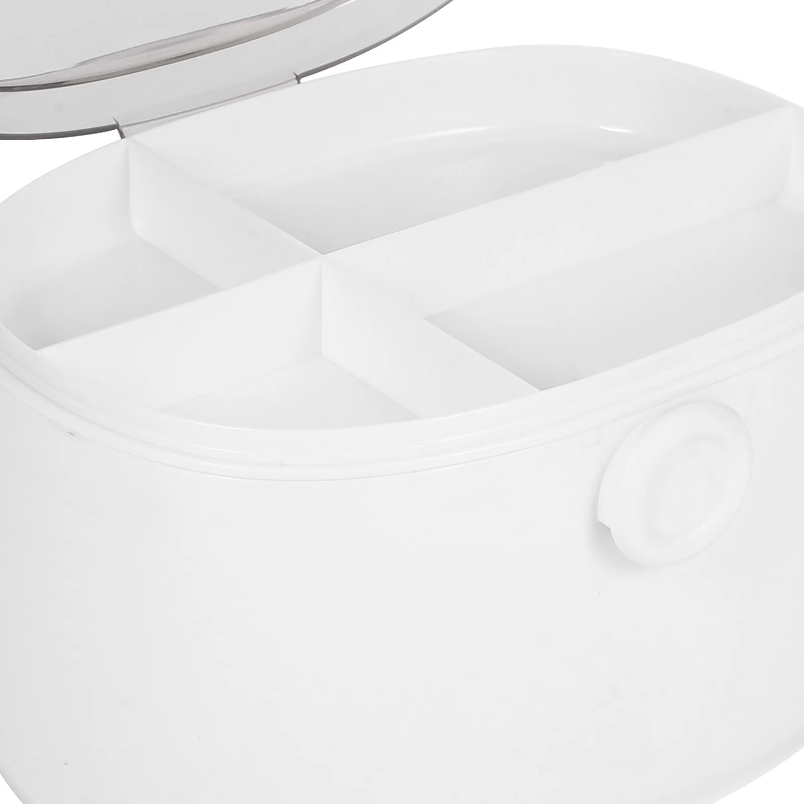 

Hair Accessories Organizer Double Layer Portable Storage Box ABS PP Material Hair Tie Container Jewelry Holder Desktop