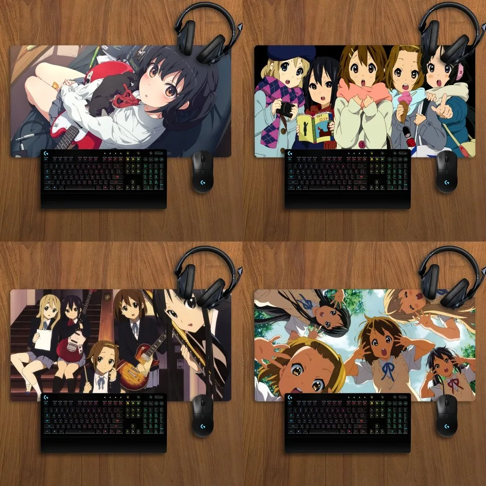 BiliBili K-ON Mousepad Non-slip Lockedge Office Student Gaming Thickened Large Writing Pad Cushion