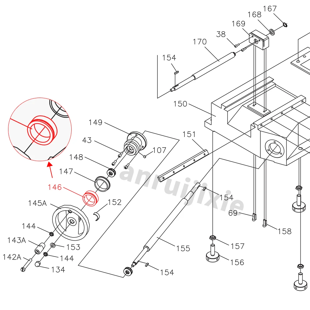 Metric Graduated Dial, 100 Divisions,for SIEG SX3-146&X3&JET JMD-3&BusyBee CX611&Grizzly G0619& G0463