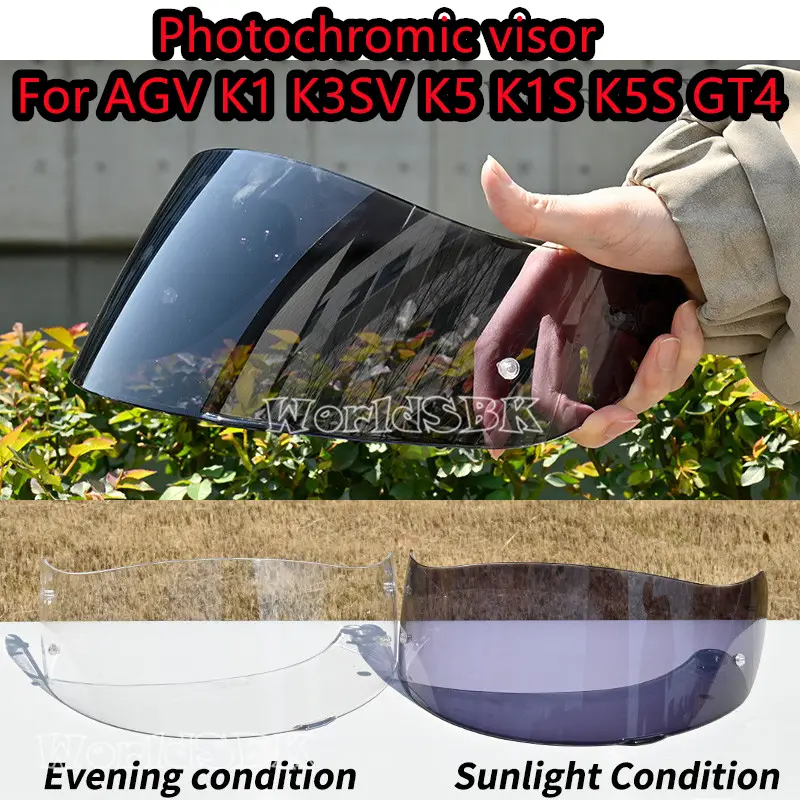 Helmet Lens for AGV K5 K5S K3SV K1 Compact ST Motorcycle Helmet Visor Windshield Shield Motorbike Accessories Glasses Casco - Image 20