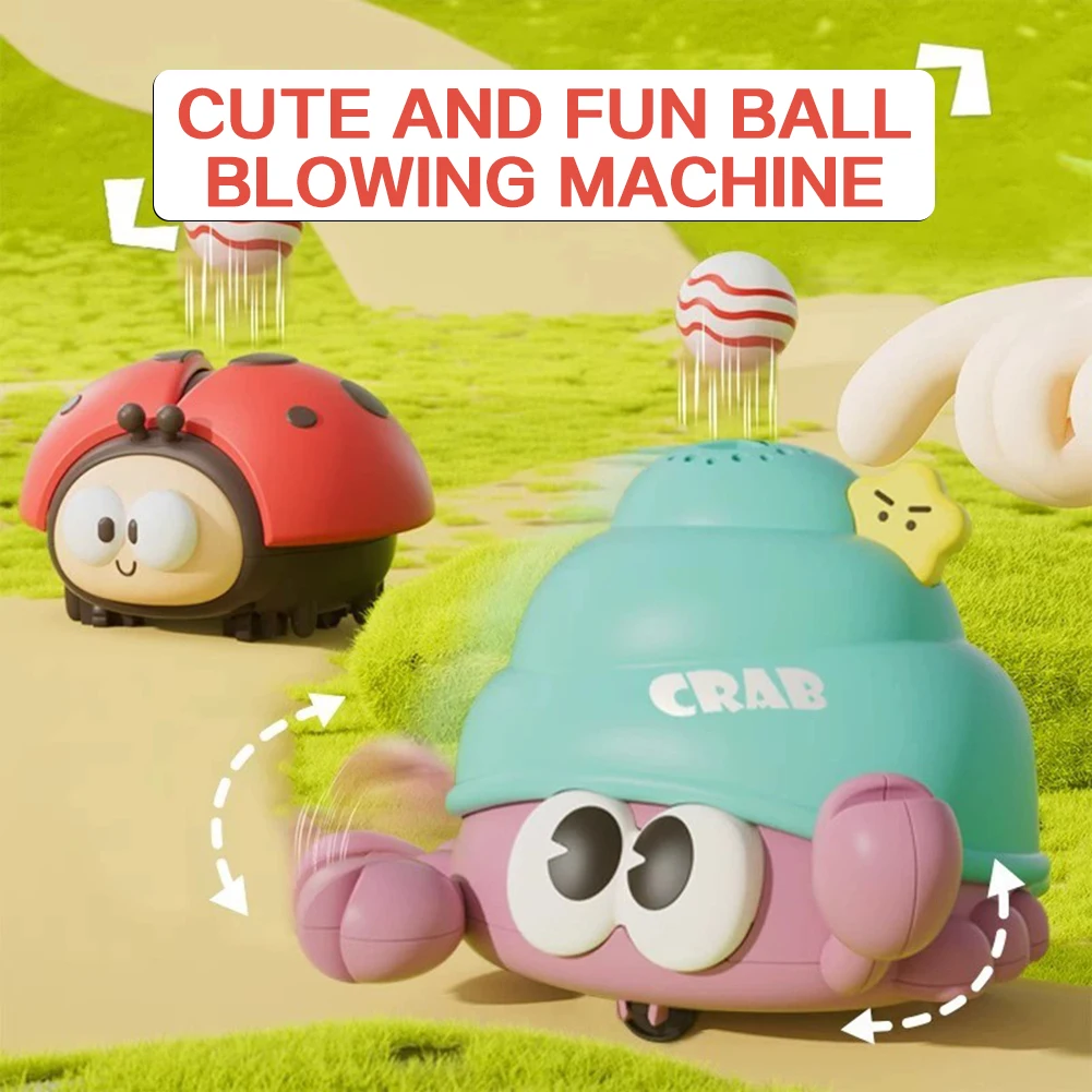 Ladybugs Ball Blower Toy Rechargeable Floating Airball Ladybugs Sensory Fun Interactive Learning Toy For Holiday Birthday Presen
