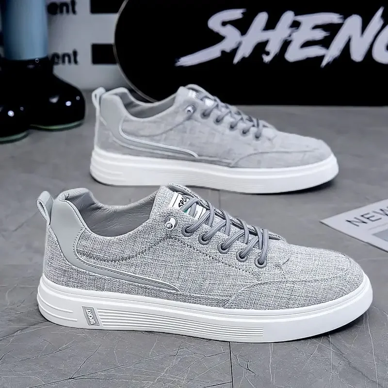 Men's Flat Casual Non-Slip Breathable Work Shoes_voghion.com