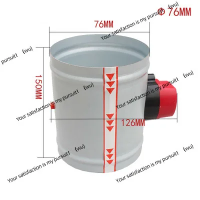 

Оцинкованный электрический воздушный клапан 220 В, моторизованный обратный клапан для труб 3/4/5/6/8 дюймов, 80/100/125/150/200/250 мм