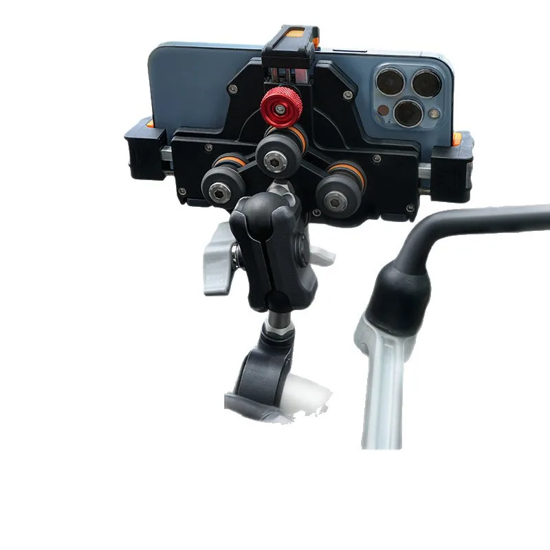 

Motorcycle mobile phone holder Shockproof, anti-theft and anti-shake scooter, electric vehicle riding navigation shooting