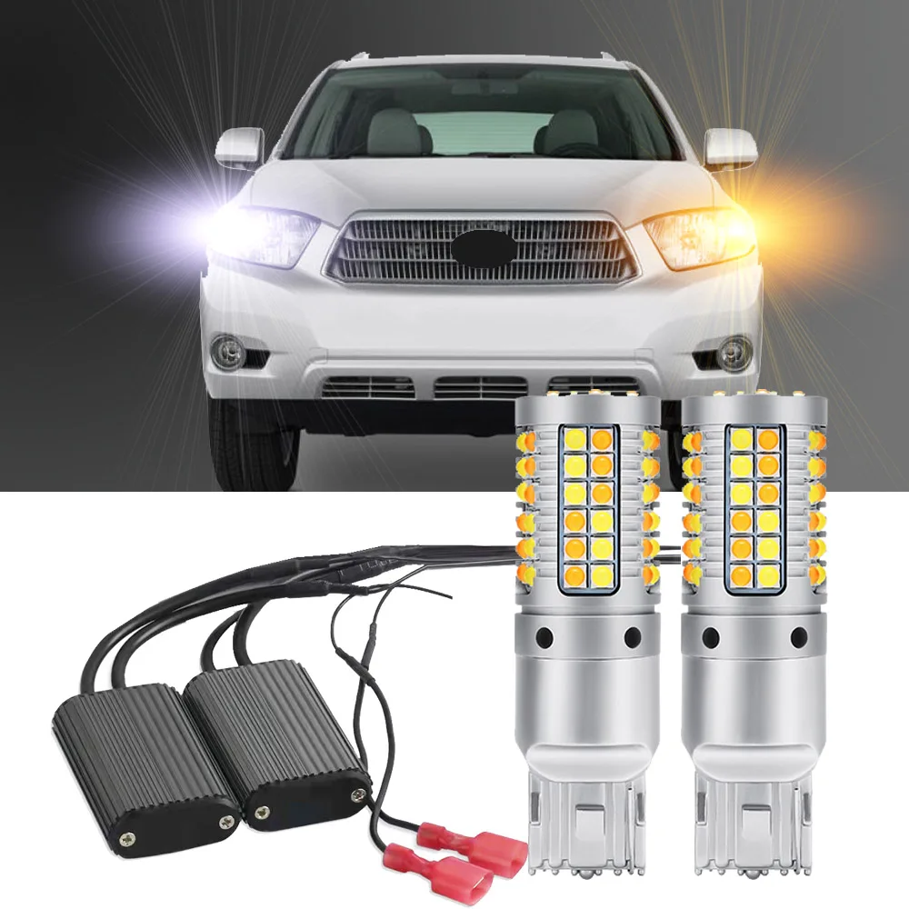 

Фары указателя поворота передние светодиодные для Nissan X-Trail T31 2007-2014, дневные ходовые огни без ошибок Canbus, 2 шт.