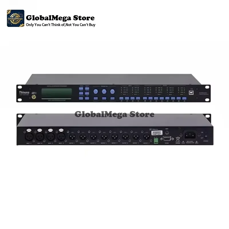 Thinuna DAP-0408 II 96K Sampling Rate 4 in 8 Out Professional Audio Speaker Management System Wifi Dsp Digital Audio