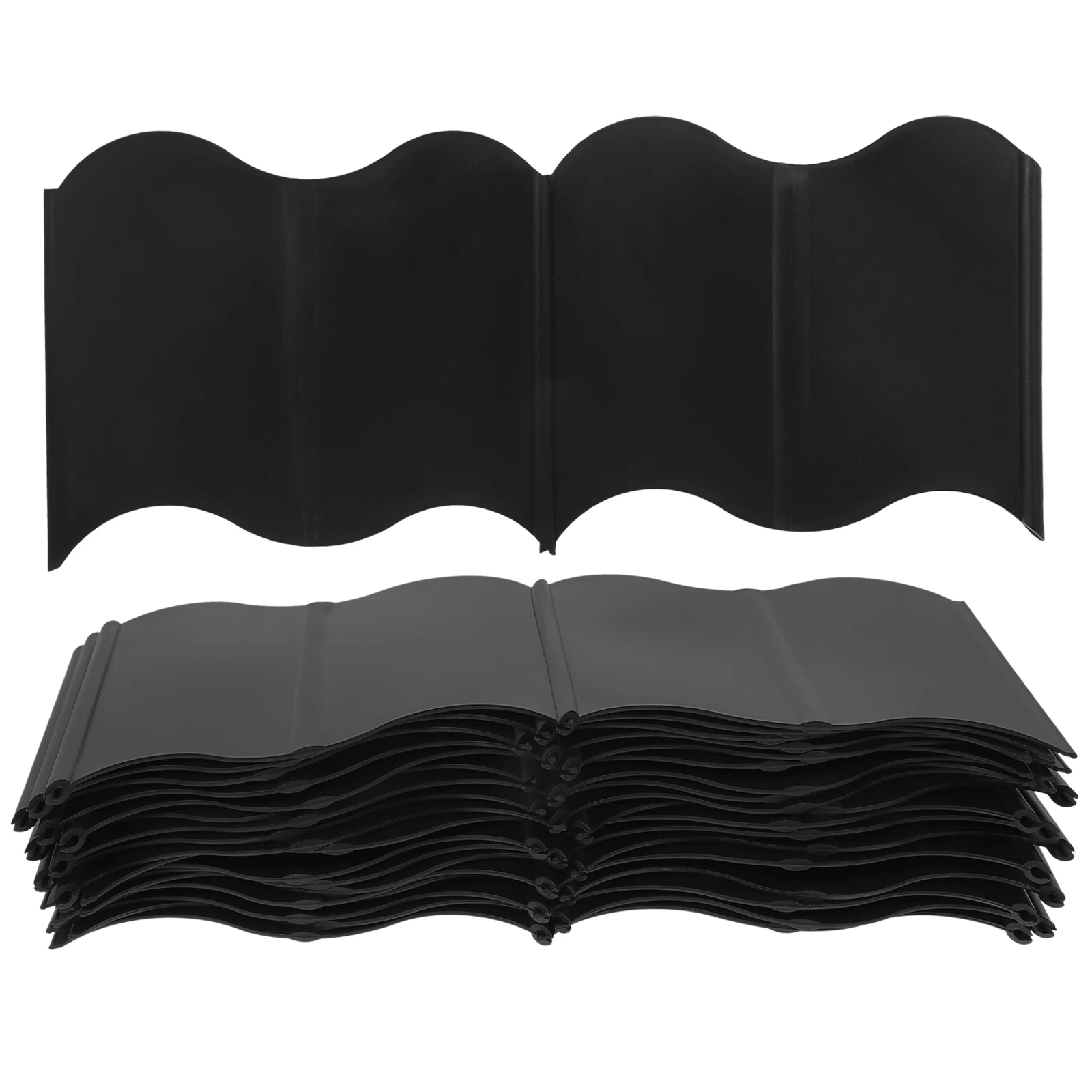 

40 Sheets Border Plastic Edging Yard Courtyard Decor Courtyard Garden Garden Bed Edging Fence Fence L Kit