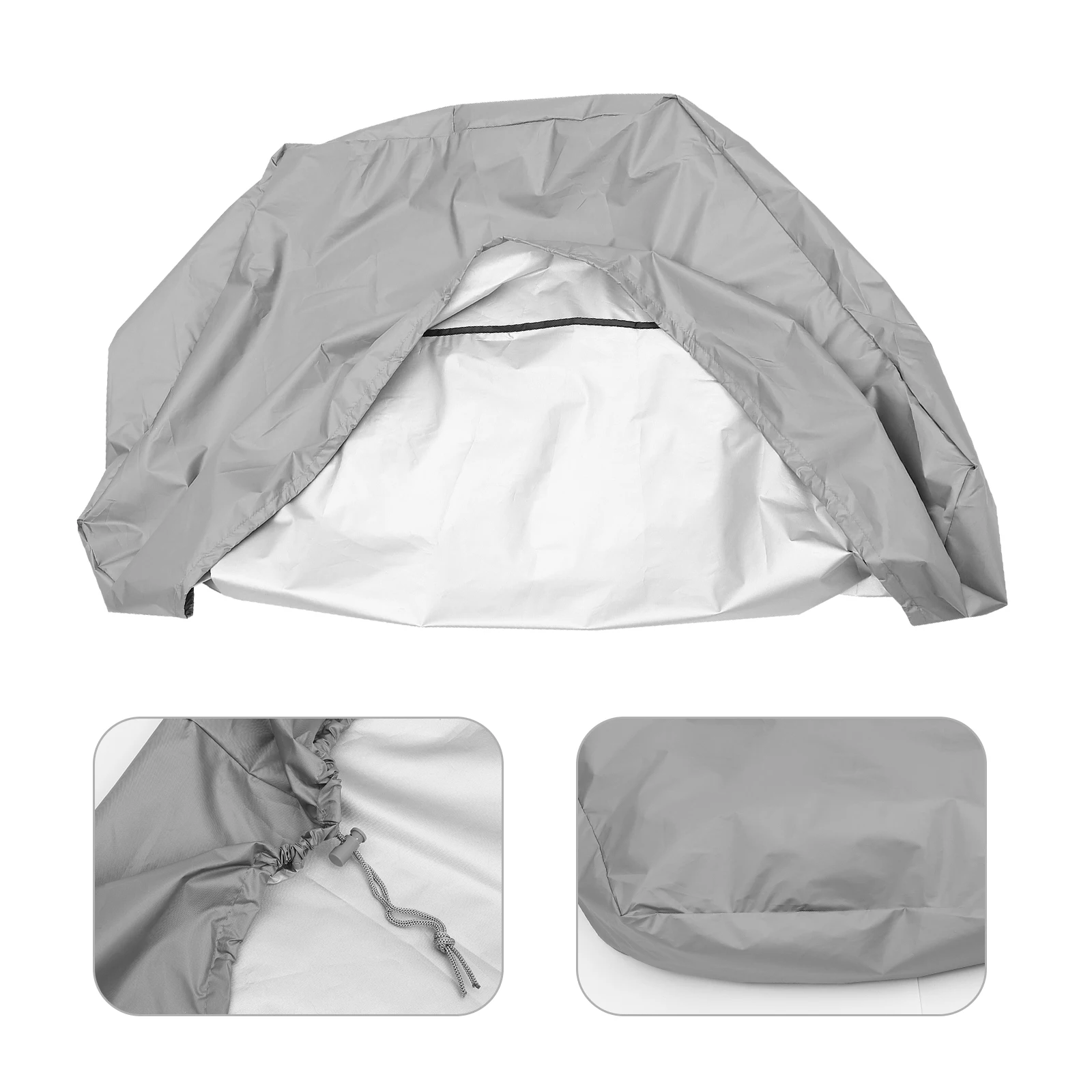 

1 pc Children Toys Sand Pit Cover 140x110x20cm Grey Sandbox Protector Oxford Cloth Waterproof Dustproof Garden Yard