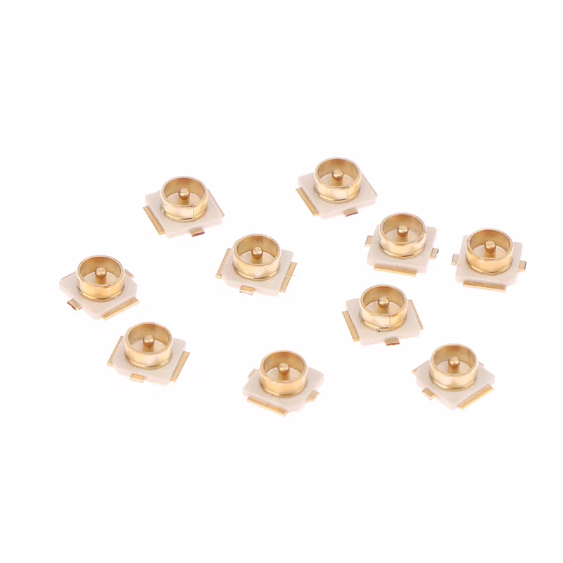 10Pcs High Quality UFL Seat IPEX / IPX Connector U.FL-R-SMT RF Wire Coaxial Connectors Socket Antenna 20279-001E