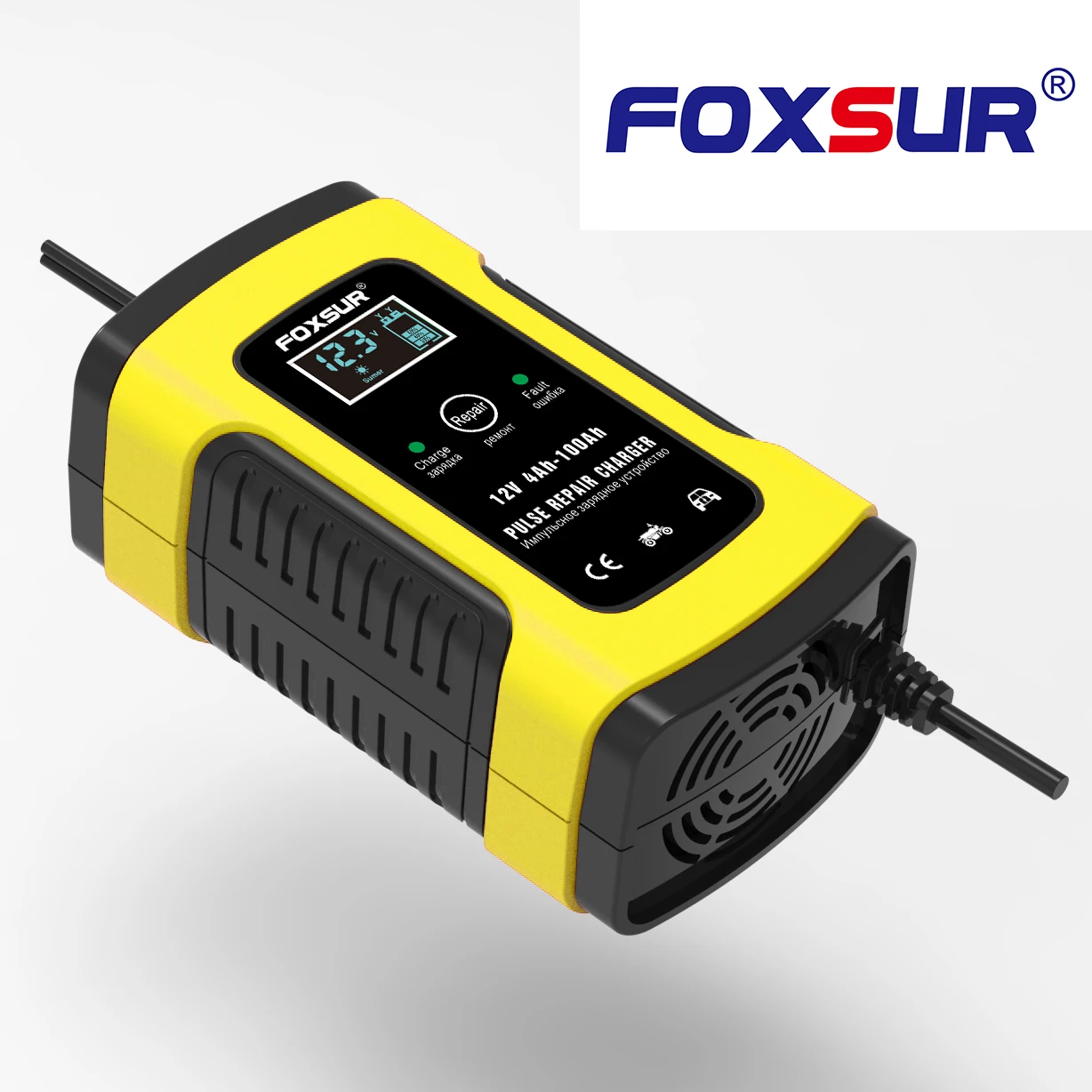 FOXSUR Marine Battery Charger Truck Battery Charger 12v 5a Battery Charger