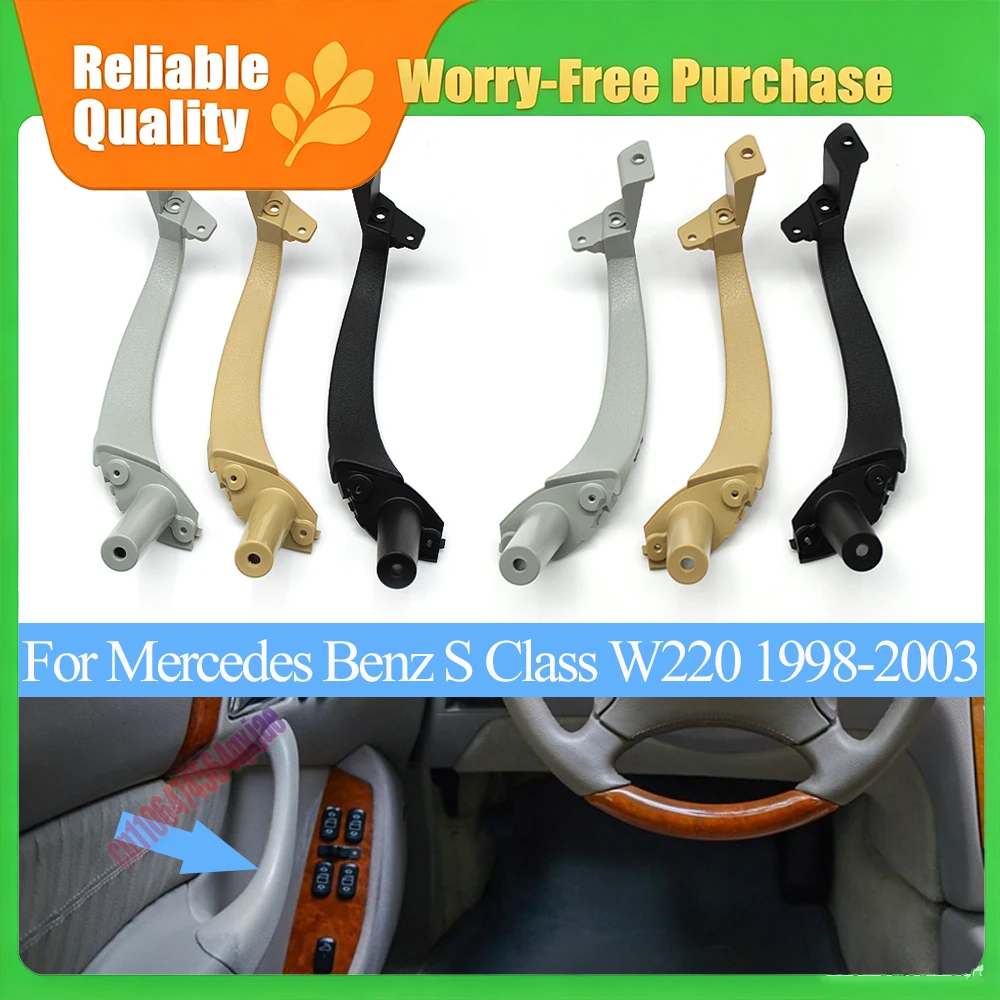 For Mercedes Benz S Class 1998-2003 2208100154 W220 Car Front Rear Left Right Interior Door Pull Handle Trim Replacement