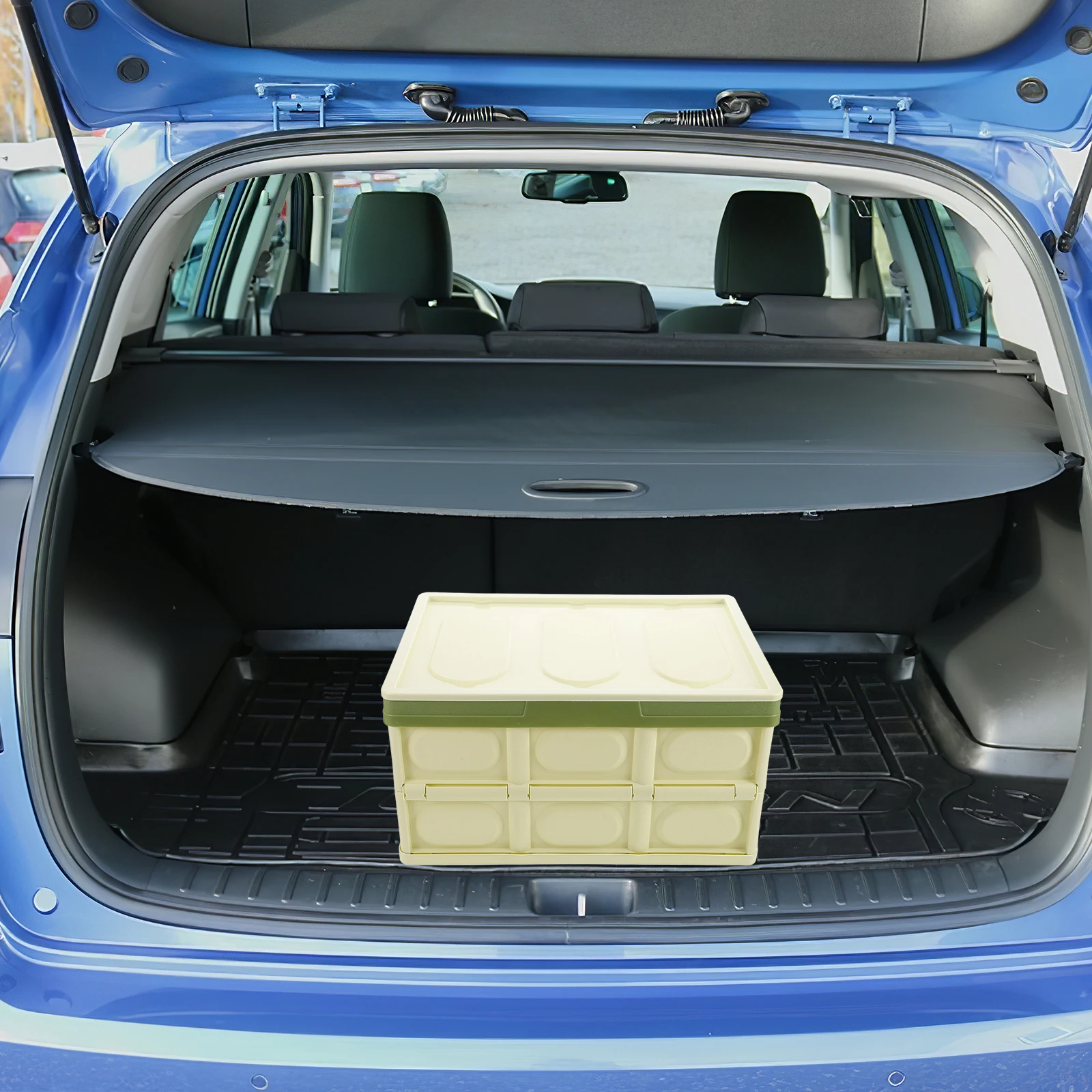 

30L Car Organizer Car Accessories Large Storage Box SUV Waterproof Plastic Bin Vehicle Organizers Auto Accessories