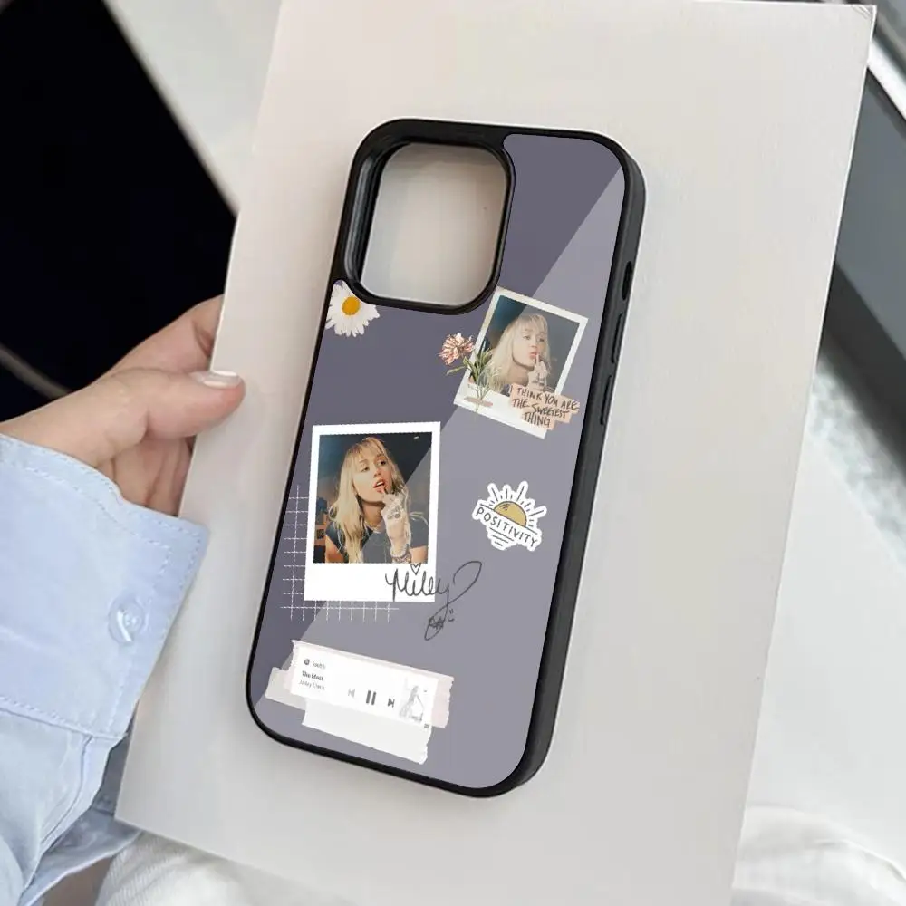 Miley Cyrus etui na telefon Iphone 15 14 13 12 11 Max Mini 8 Plus Se Xr X Xs 2020 PC + etui TPU