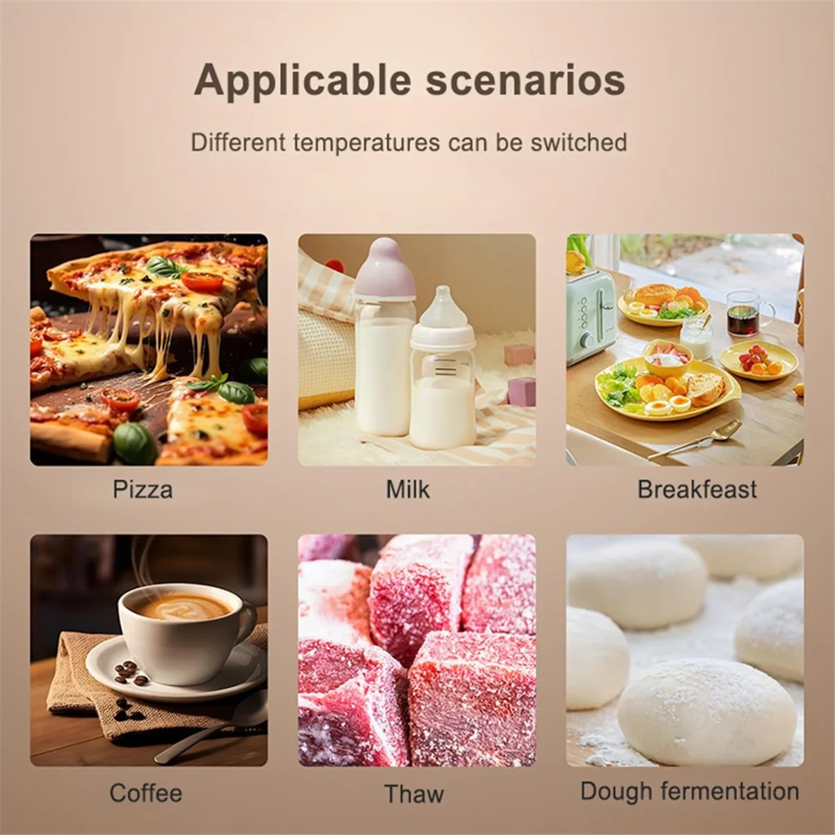 Elektryczna taca grzewcza z regulowaną temperaturą Przenośny podgrzewacz do żywności Mata grzewcza na spotkania Imprezy UK