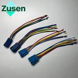 Zusen 16mm 19mm 22mm 25mm 30mm Switch Wire Harness Connectors 5Pins 1NO1NC 8Pins 2NO2NC Scocket For Push Button Switch