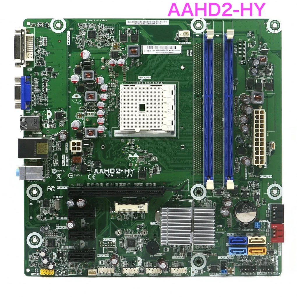 

Suitable For HP Pro 3045 A55 FM1 Motherboard AAHD2-HY 660155-001 657134-003 696350-001 Mainboard 100% Tested OK Fully Work