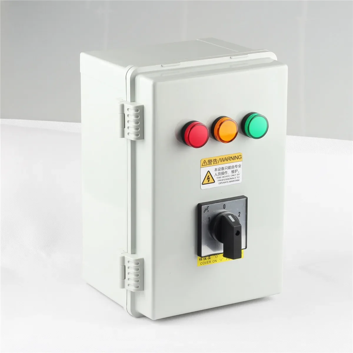 Cantak Power Changeover Electrical Enclosure 3 Phase Switch With Indicator Lamp, GEN-OFF-MAIN, Auto Off Manual