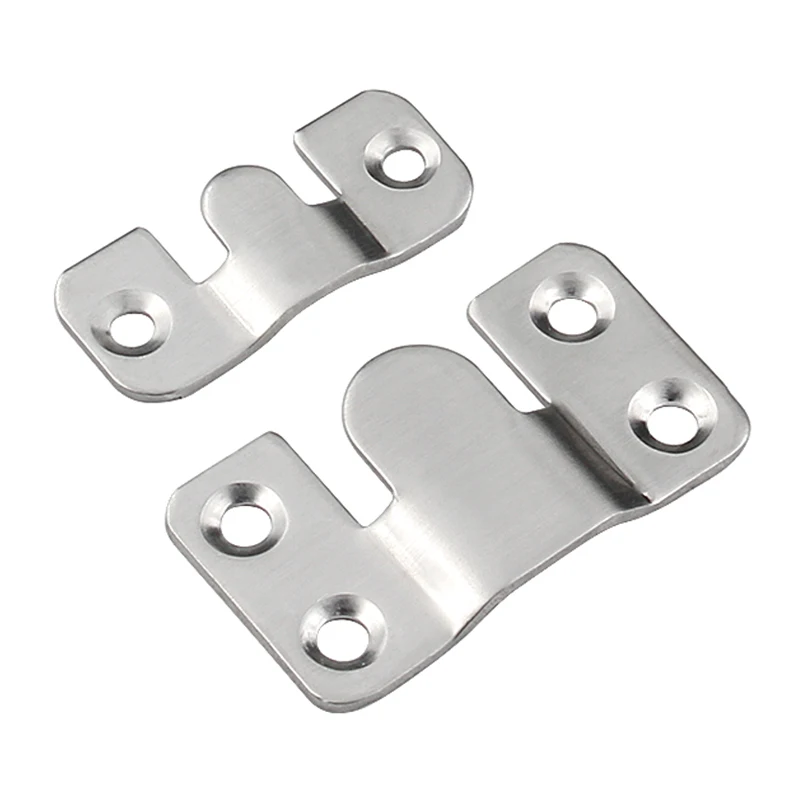 

ГОРЯЧИЕ 20 шт., подвесные угловые подтяжки для мебели из нержавеющей стали, подвесная пряжка для кровати, диван, фоторамка, блокировочные кронштейны, вставная фурнитура