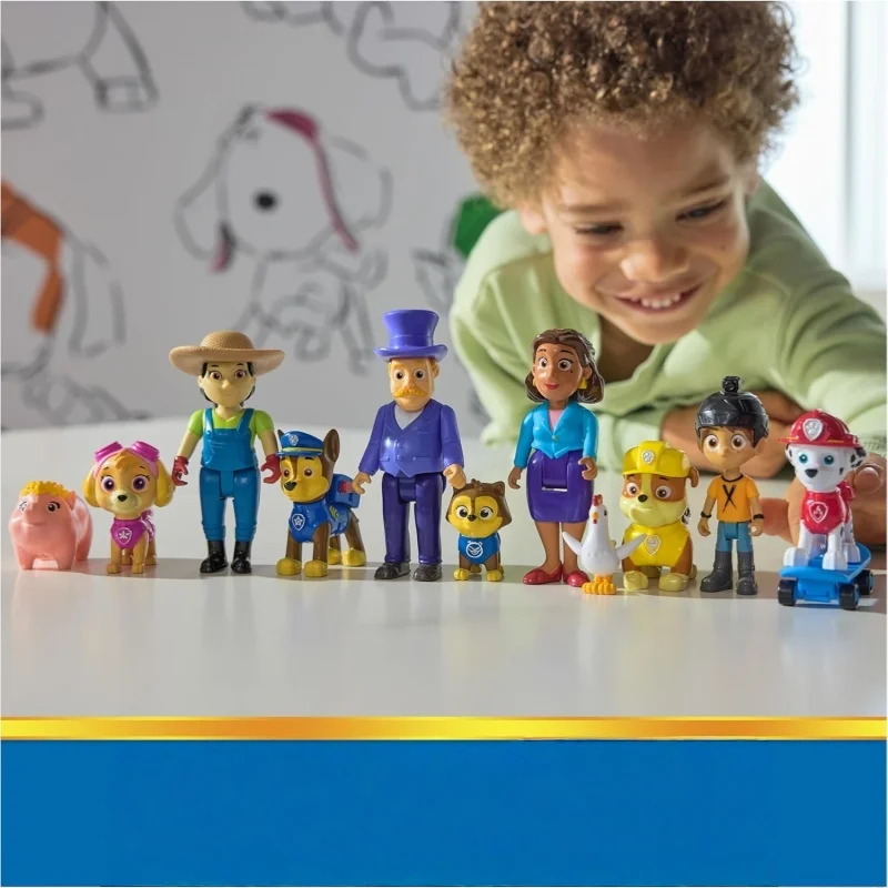 

New Paw Patrol Adventure Bay Chase & Humdinger Skye & Farmer Yumi Marshall & Daring Danny X Doll Collectible Action Figures Toys