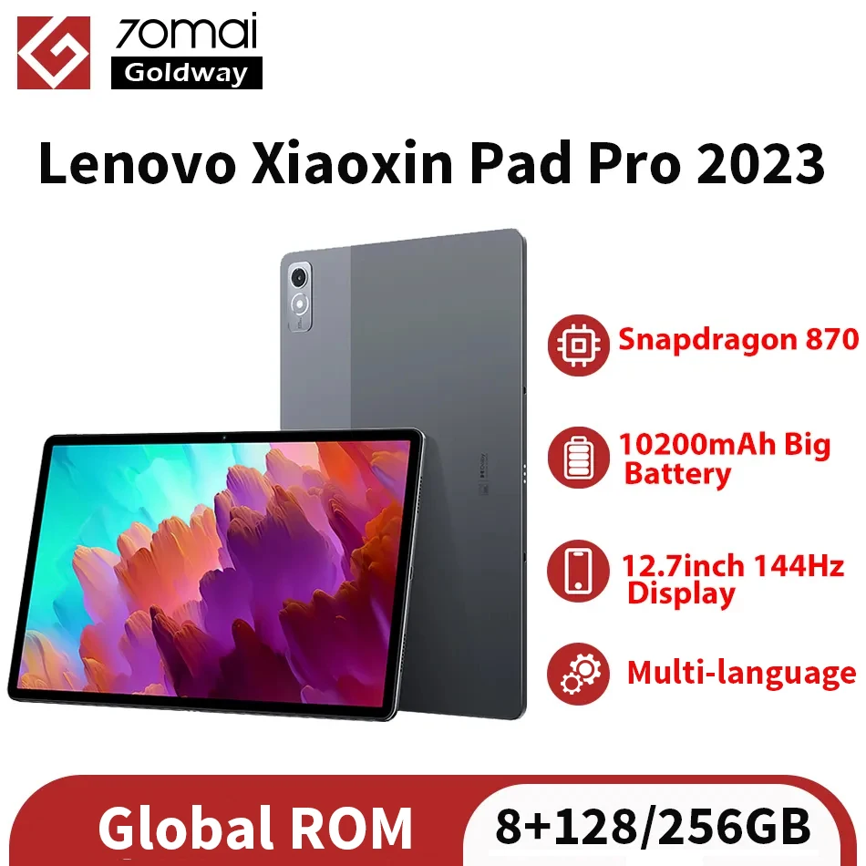 Global ROM Lenovo Xiaoxin Pad Pro Snapdragon 870 12.7