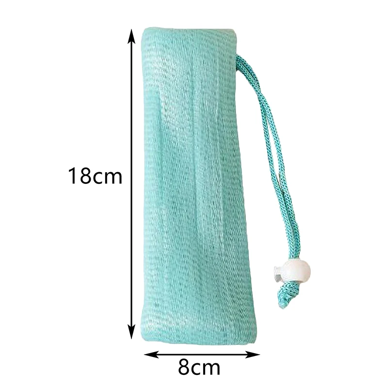 

5pcs Exfoliating Mesh Soap Pouches Bubble Foam Net Soap Bag Shower Soap Sack Pouch Soap Bag For Body Facial Cleaning Tool